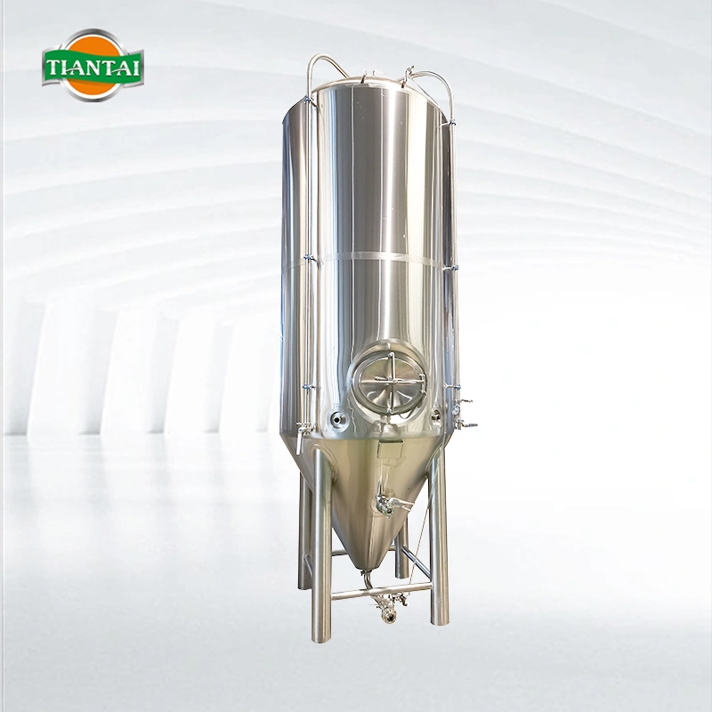 30bbl Double Wall Red Copper Side Manway Customized Temperature Controlled Beer Fermenter