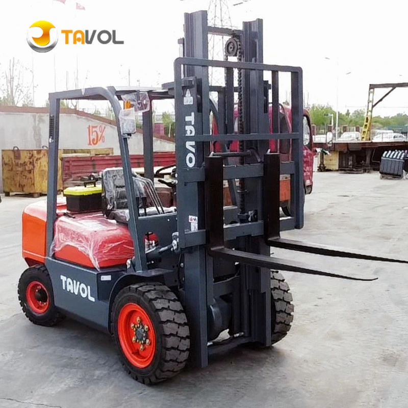 Fork Lift Truck 3ton 3.5ton 5 Ton 7ton Diesel Power Forklift Truck for Heavy Duty Cargo Pallet Fork Lift