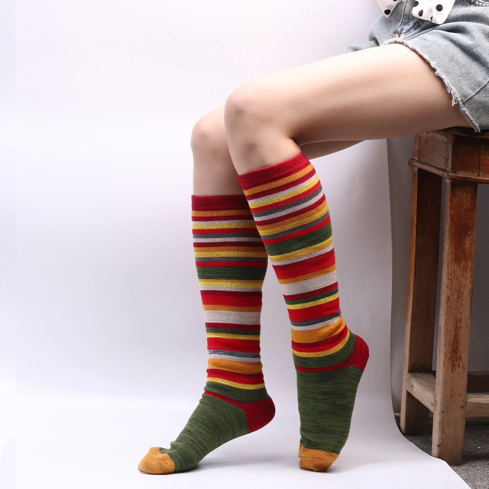 Women Holiday Christmas Valentines Day Knee High Gifts Socks