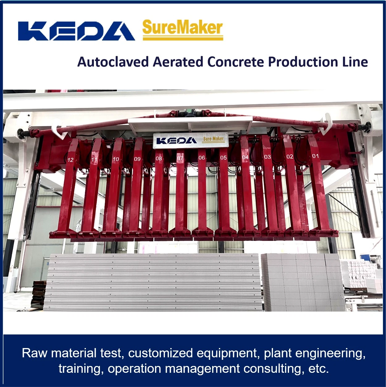 Automatische Block Making Machine für AAC Panel Produktion