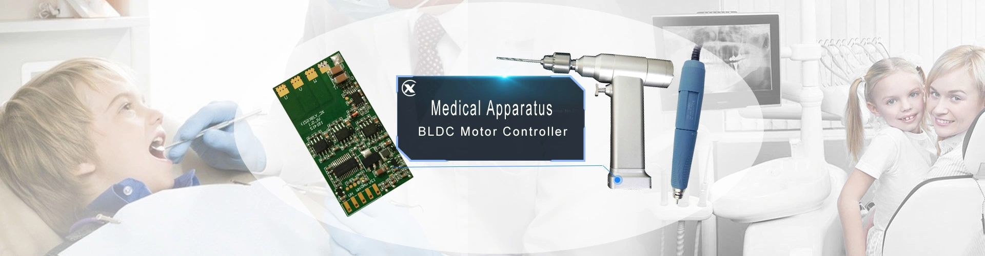 ODM OEM desenvolver BLDC personalizados eléctrico do motor do controlador de velocidade para equipamento médico