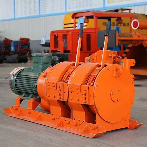 Ore Mine Rake Wire Rope Scraper Winch Twin Drum Electric Scraper Winches