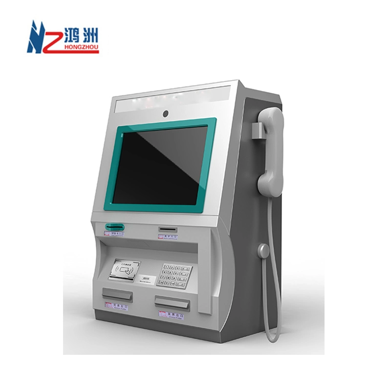 Custom Design Wall Mount Industrial Equipment Self Service Kiosk with LCD Touchscreen