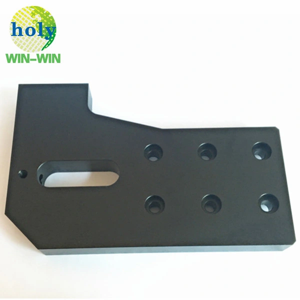 CNC Machining Aluminum Plate with Black Anodizing