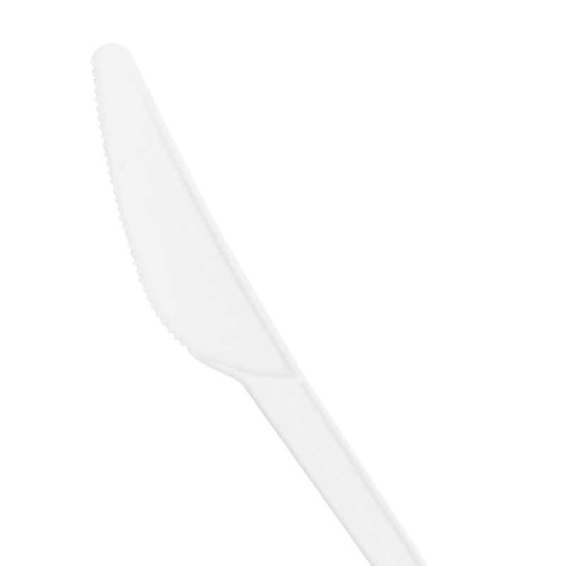 Colored 16mm Cpla Disposable Knife for Steak and Fruit Salad Ecomaterial 100% Compostable