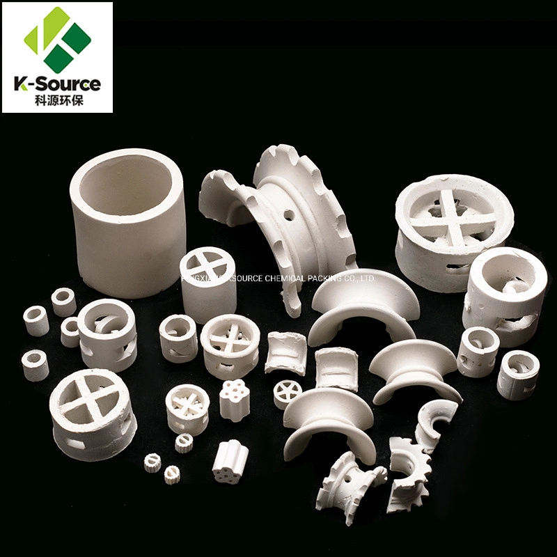 Ceramics Cross Partition Ring Chemical Tower Packing Column Packing Manufactueres