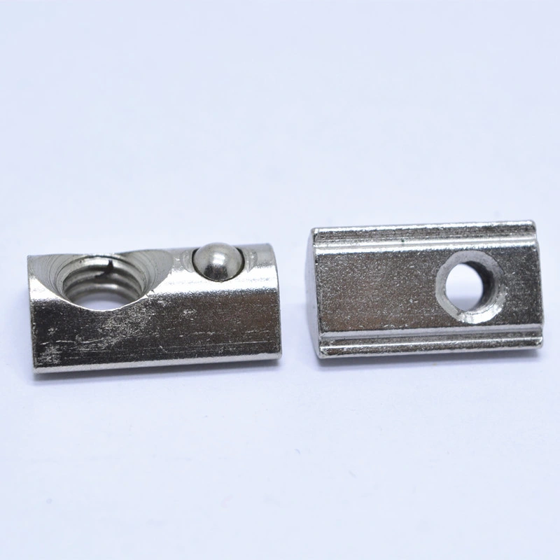 Stainless Steel 304 316 T Slot Nut with Spring Loaded Ball