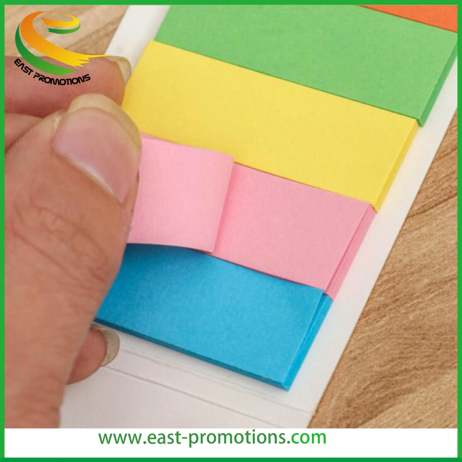 Custom Barato Papelaria Memo Pad Auto Stick Notas para Brindes Promocionais