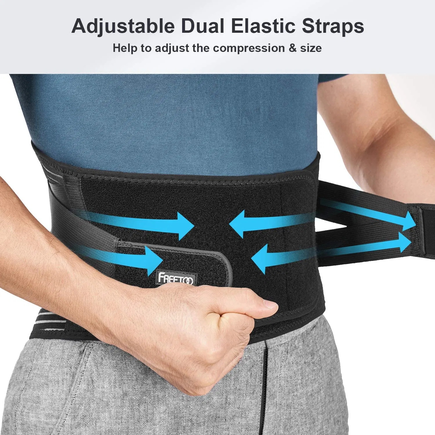 Breathable Lumbar Support Steel Plate Support Medical Waist Belt Lumbar Lower Back Brace