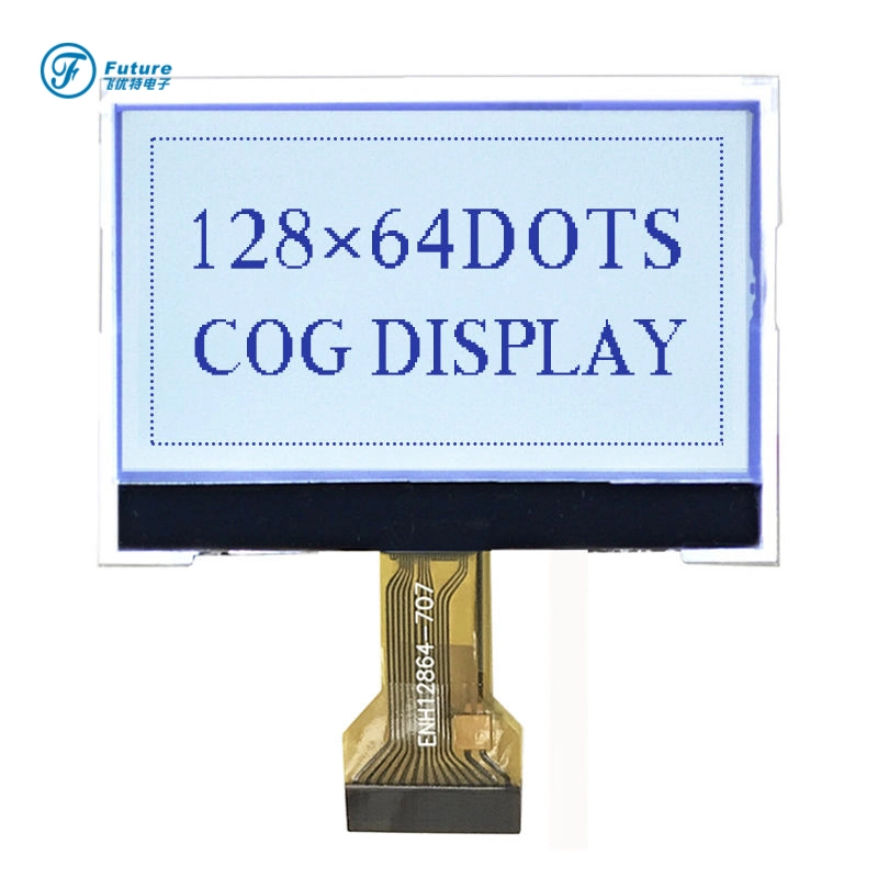 Cog Type 2.8 Inch FSTN/Stn Graphic 128X64 Positive Monochrome LCD Displaypopular