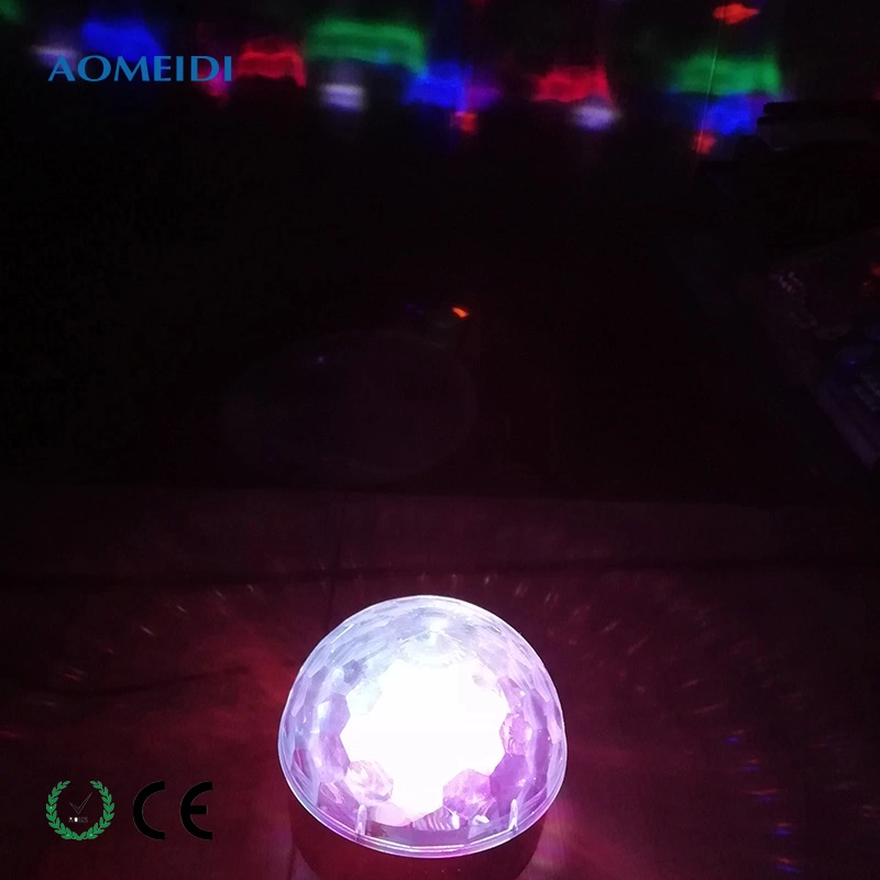 LED Cheap DJ Equipment UFO Crystal Magic Disco Ball Light (DMX512)