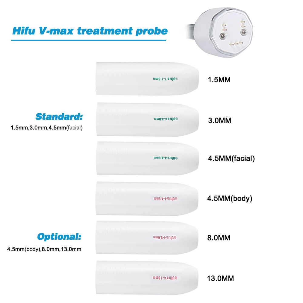 3 en 4D de 1 Lipo Sonix Hifu Hifu V-Max de adelgazamiento de la máquina de apretar la piel del cuerpo