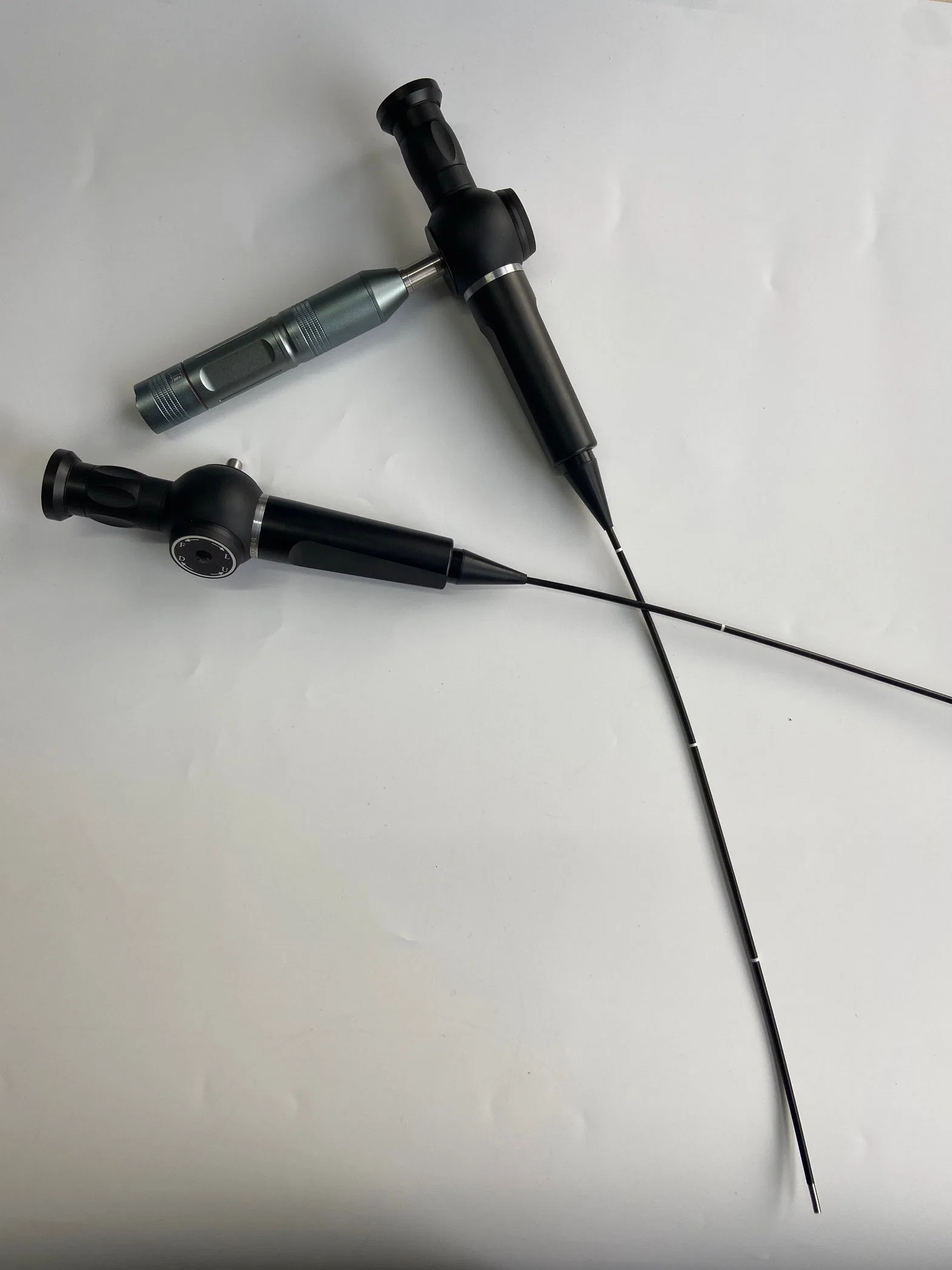 3mm Flexible Optical Fiberscope Vet Endoscope with 1m Probe, Direct View, Medical Tube