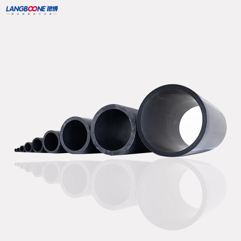 HDPE/PE Water Pipe DN20-1200 Pn10/16 Pressure Plastic Slurry Covering Tube