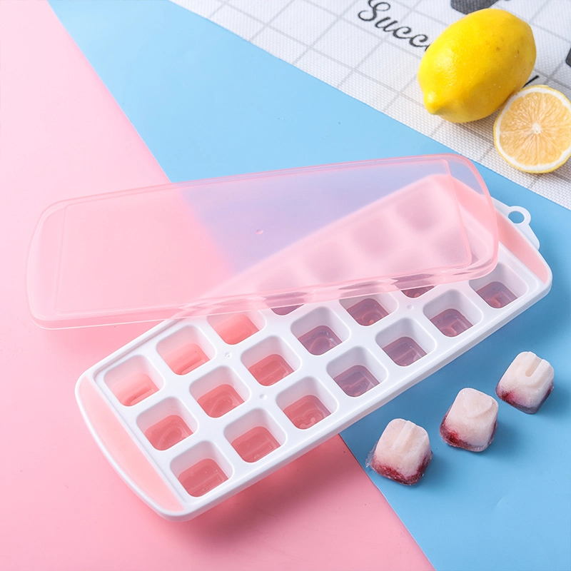 Multiple Shapes Ice Cube Mold with Lid for Beverage Shop