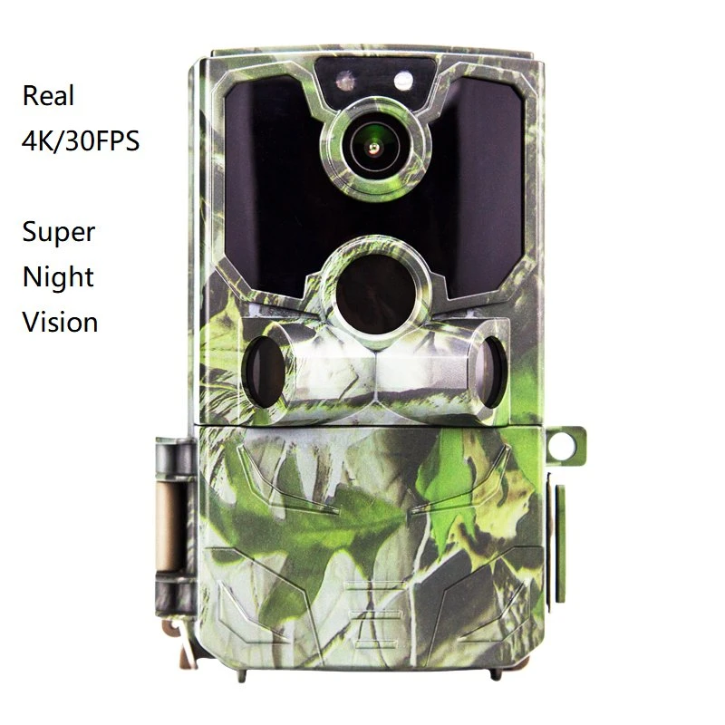 48MP Real 4K/30fps Nir Super Night Vision 0.3s Trigger WiFi Trail Camera with 2 PIR Sensors