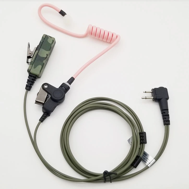 Earpiece with Nylon Acoustic Tube for Kinds of Walkie Talkies