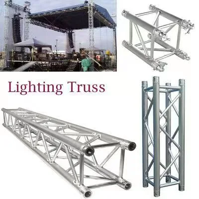 290*290mm Truss en aluminium noir pour toit avec embout carré pour éclairage.