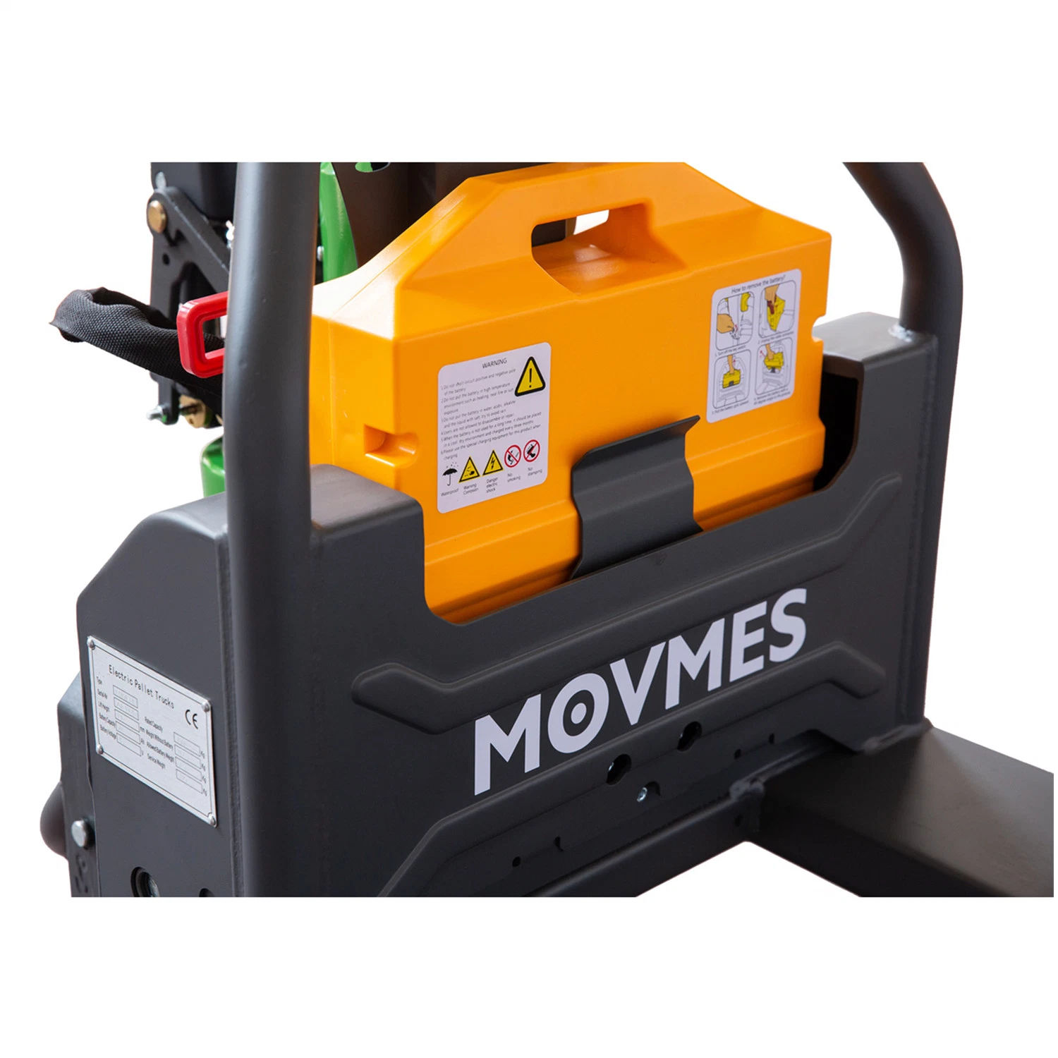 Movmes 1.5ton 1500kg Light Duty Electric Hand Manual Pallet Truck