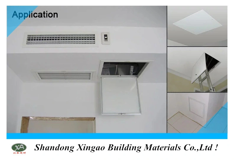 400*400mm Snap Lock 12mm PVC Board Ceiling Access Panel Without Sealing Strip