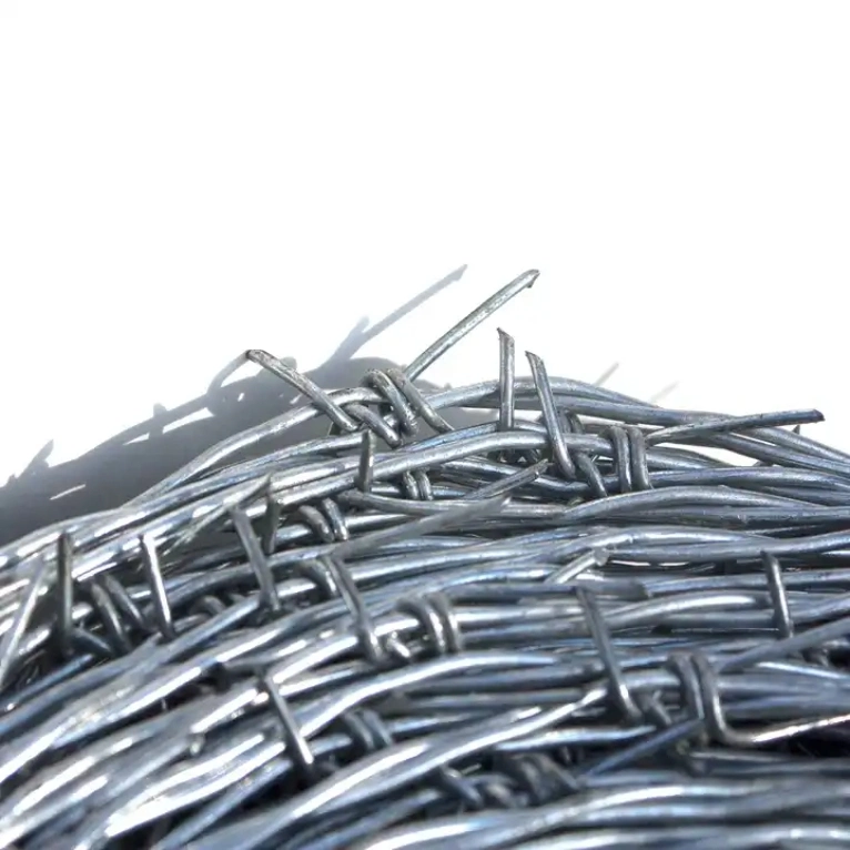 Cheap Buildings Hot Dipped Galvanized PVC Coated Barbed Wire Garden Supplies 1.7 mm 250 M 500-800 / Ton (FOB Price)