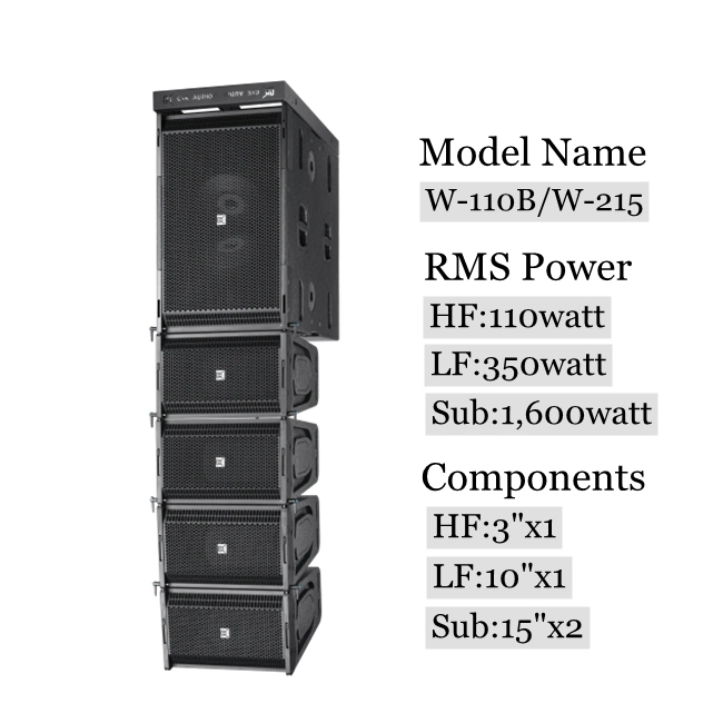 Passive 10 Inch Waterproof Plywood Sound System