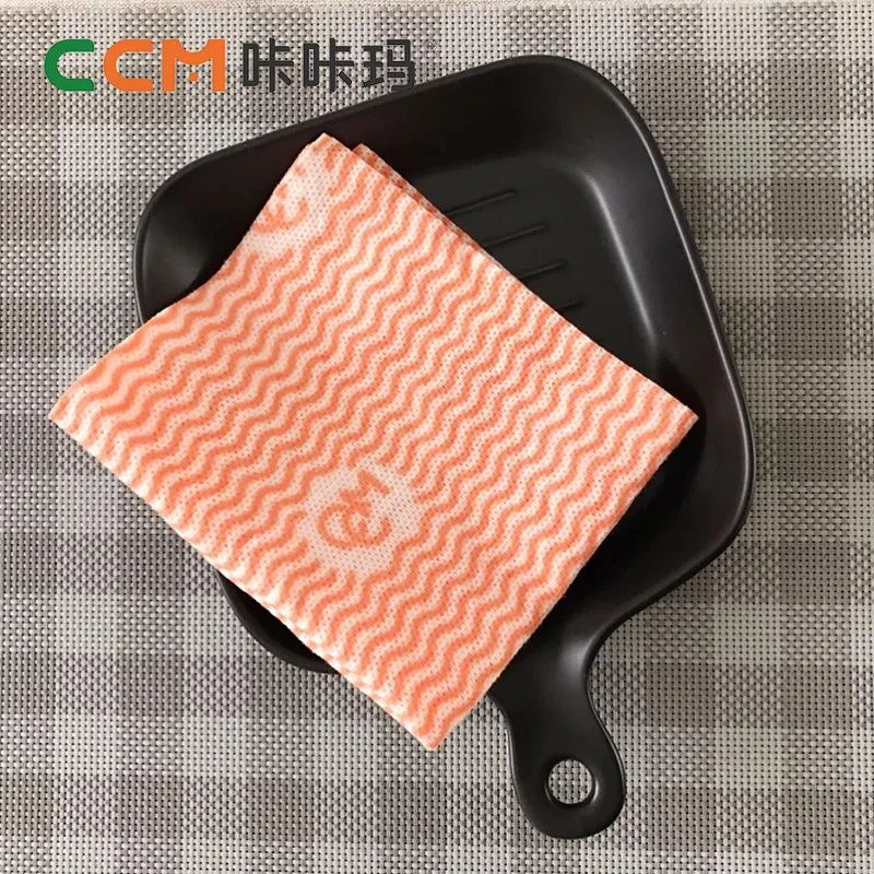 Cozinha Disposable Non-Woven tecidos Lavagem pano toalhas Eco amigável Panos práticos para limpeza do limpa-vidros