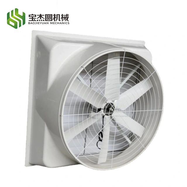 Poultry Farm Chicken Layer Broiler House Fiberglass FRP Ventilation Exhaust Fan Plastic Blade Pig Swine House Air Cooling Blower