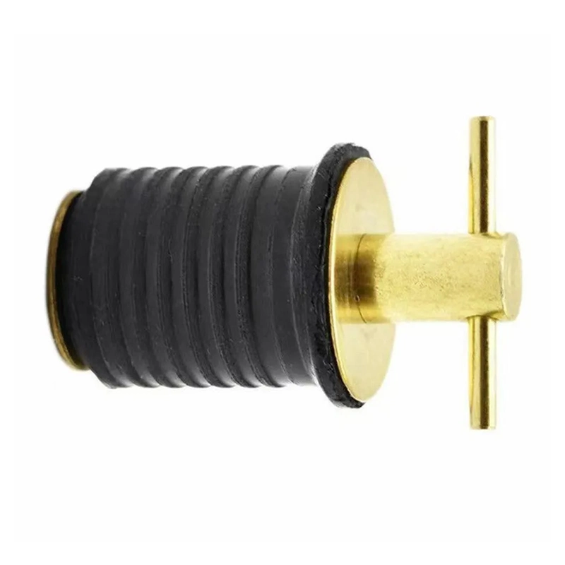 Adjustable T-Handle Twist-in Boat Drain Plug Bung Socket for Dinghy Kayak Canoe Marine Yacht Speedboat Boat Hardware Accessories