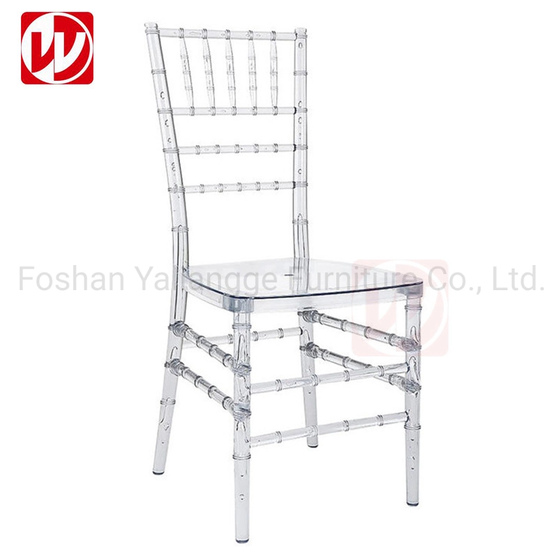 Cheap Hot Selling Folding Plastic Chair Wedding Acrylic Event Chair Clear Crystal Banquet Party Napoleon Resin Chair