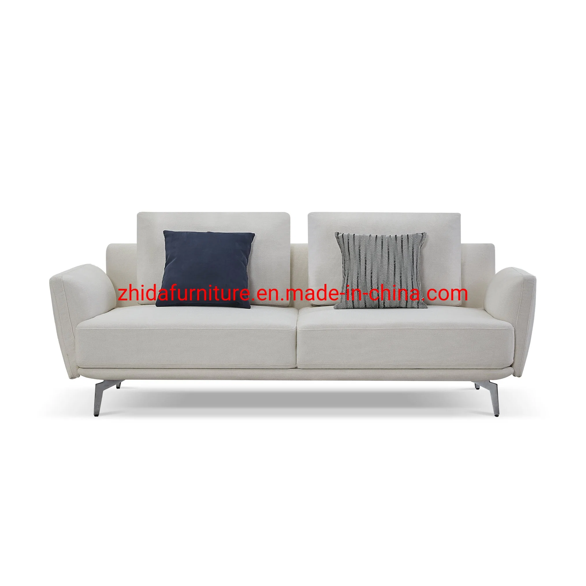 Modern Fabric Living Room L Shape Corner Leather Sofa for Hotel Lobby