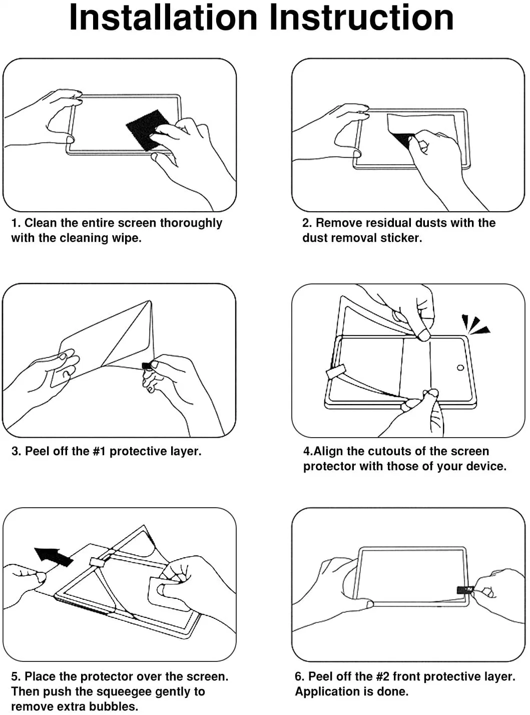 Antireflet comme le papier protecteur d'écran tablette Pet film d'écriture pour Samsung Galaxy Tab Fe T730 S7/S7 et 2020