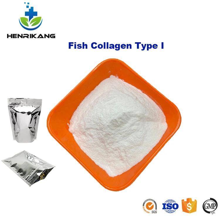 Wholesale Fish Collagen من النوع I مسحوق السمك الكولاجين المستخدم العناية بالبشرة