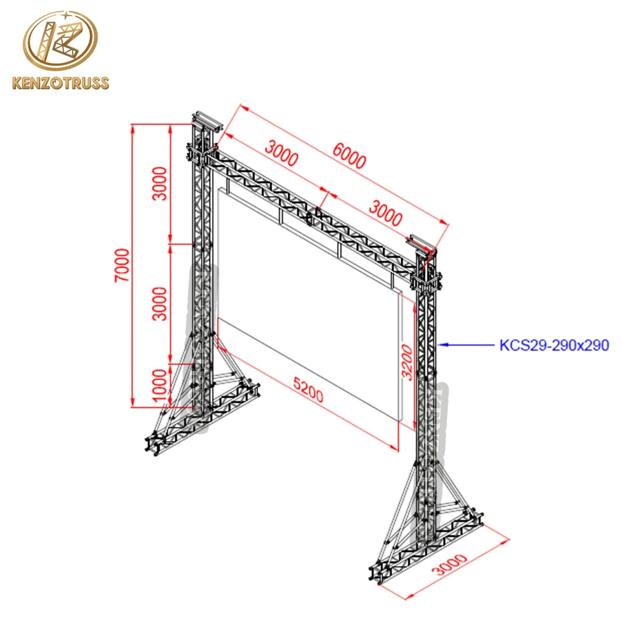 Aluminum Spigot Lighting Truss for Truss Display