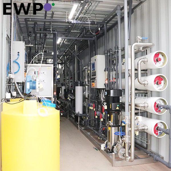 Double Pass Reverse Osimosis System Plus EDI System for a Power Plant