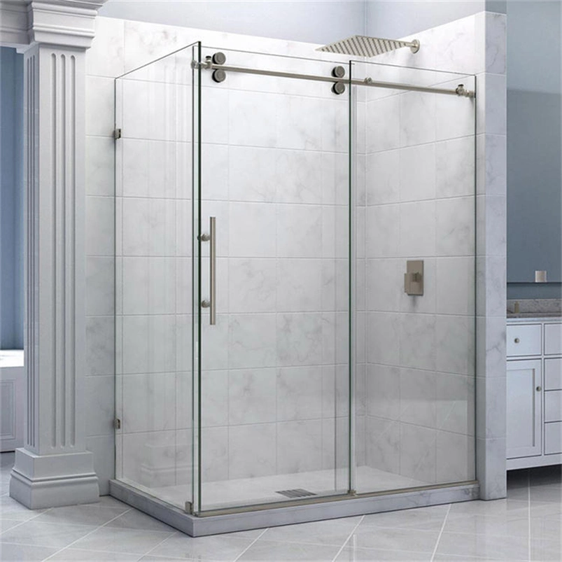 Frameless Sliding Door Steam Shower Enclosure Cabin with Dry Sauna Shower Rooms Bathroom Glass Door