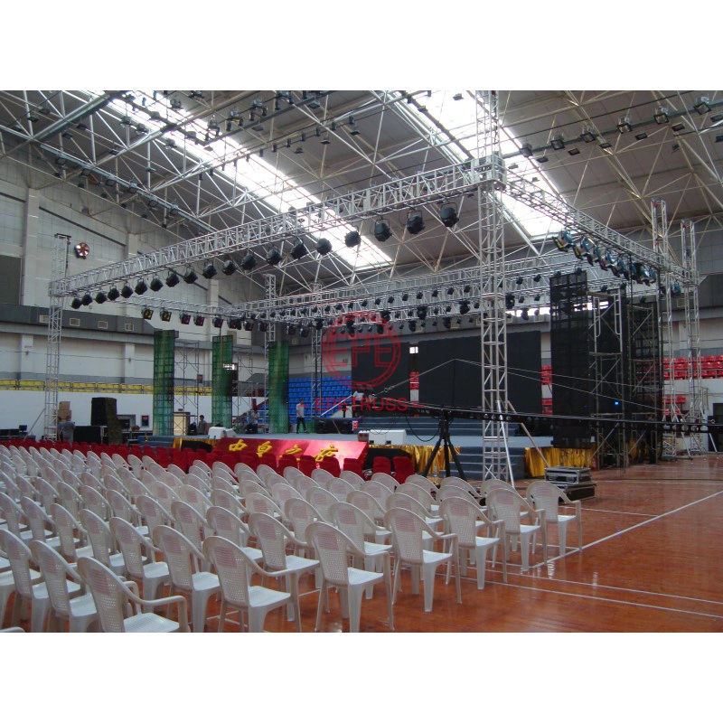 Professional Custom Design Aluminum Outdoor Stage Truss Exhibition Truss Event Stage Equipment Fashion Show Stage Equipment