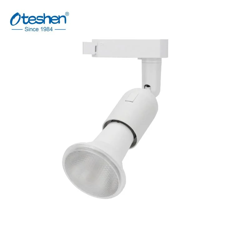 Oteshen Light PC LED Tracklight Fixture GU10 Tracklight Frame Track Spotlight Housing