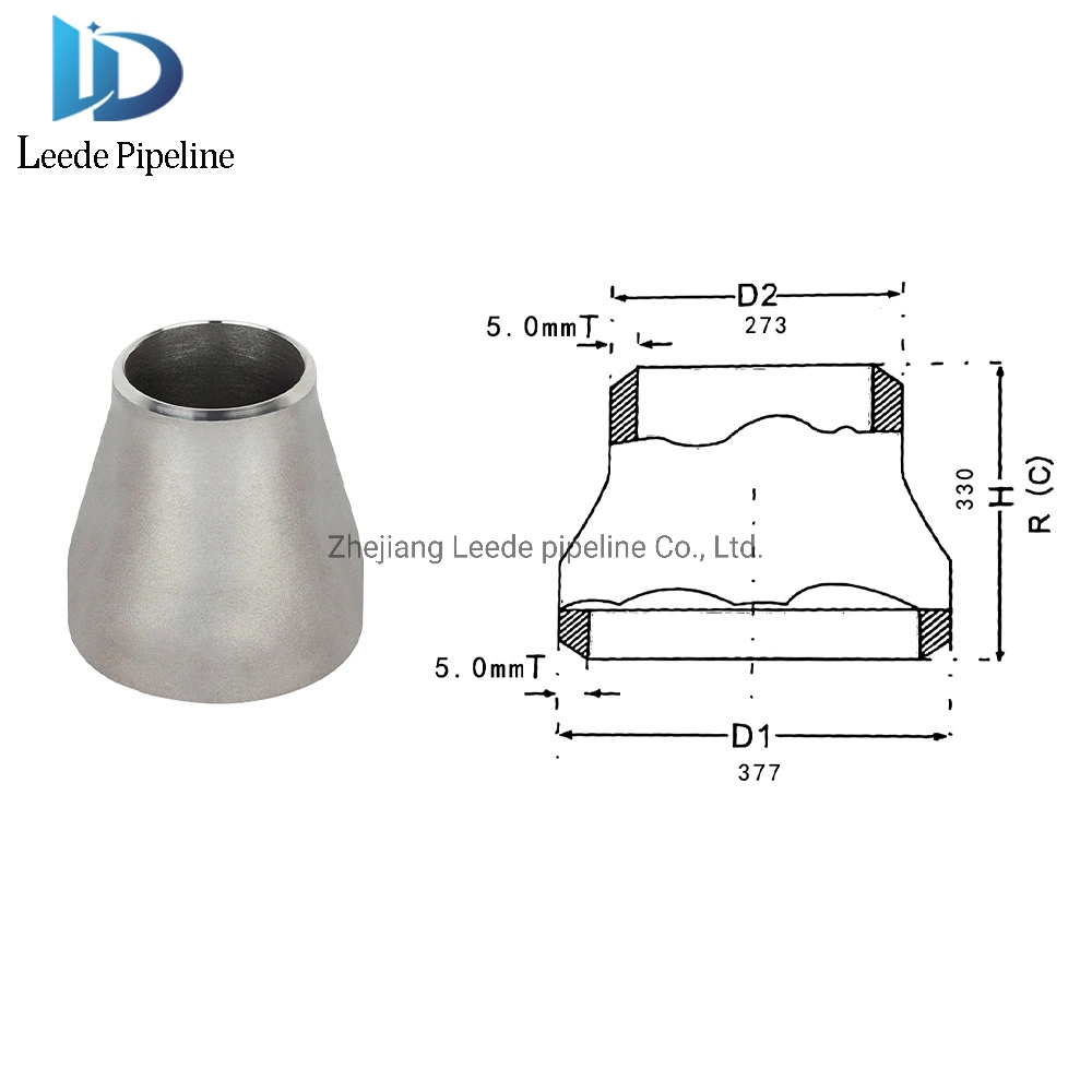 Stainless Steel Butt Welding Seamless Fittings Pipe Fitting Reducer