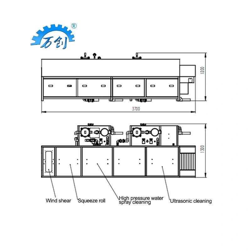 Metal Parts High Pressure Water Spray Cleaning Rust Prevention Integrated Machinery