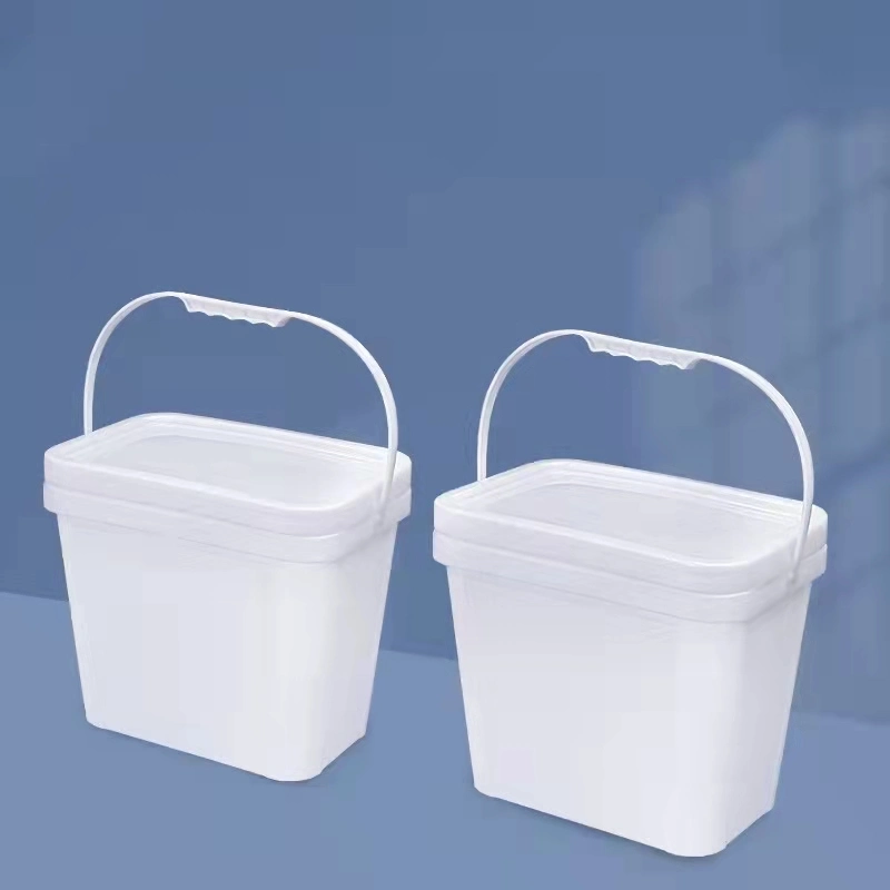 Square Shaped 25L 20L Plastic Bucket 5L 10L 15L HDPE Packaging Barrel