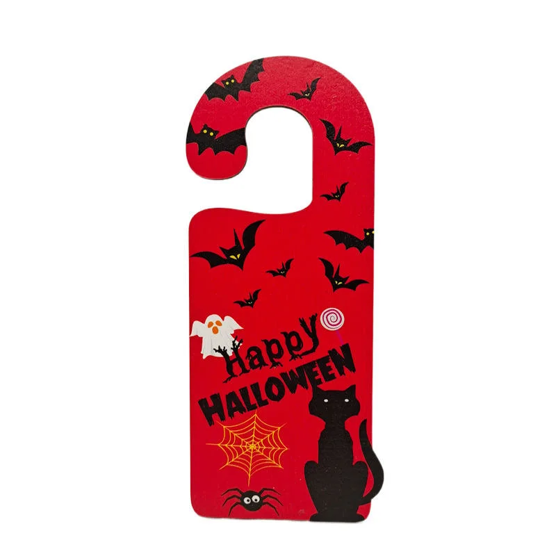 New Wooden Halloween Doorplate Hanger Party Decoration