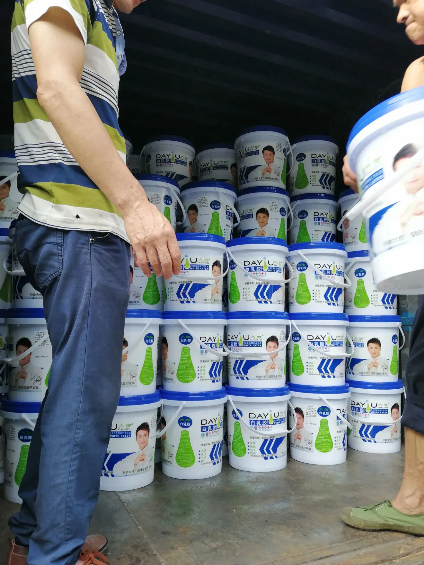 Water Based White Latex Acrylic Resin Liquid Adhesive Glue for Cement Floor Coating