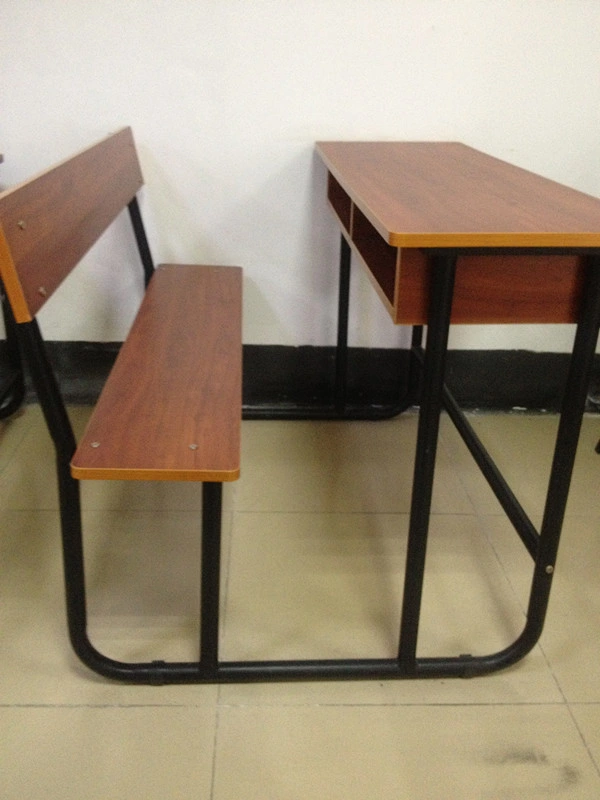 L'école étudiant Double Table et chaise en bois Meubles de salle de classe de l'école