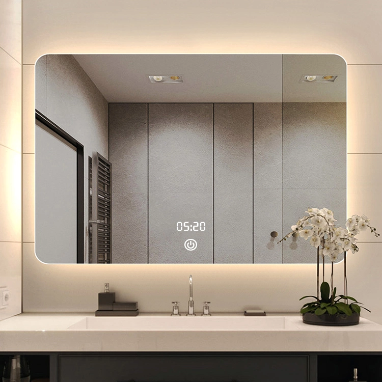 Apartamento moderno Casa de Banho IP44 Smart LED Mirror China Fornecedor