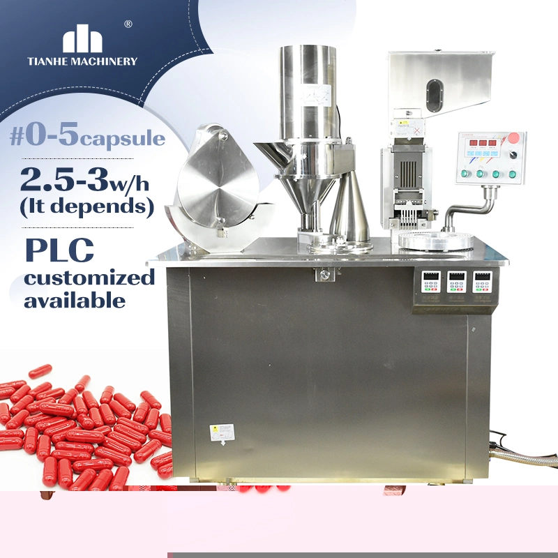 Tianhe Cgn-208d Semi Automatic Powder Capsule Filling Machine with CE