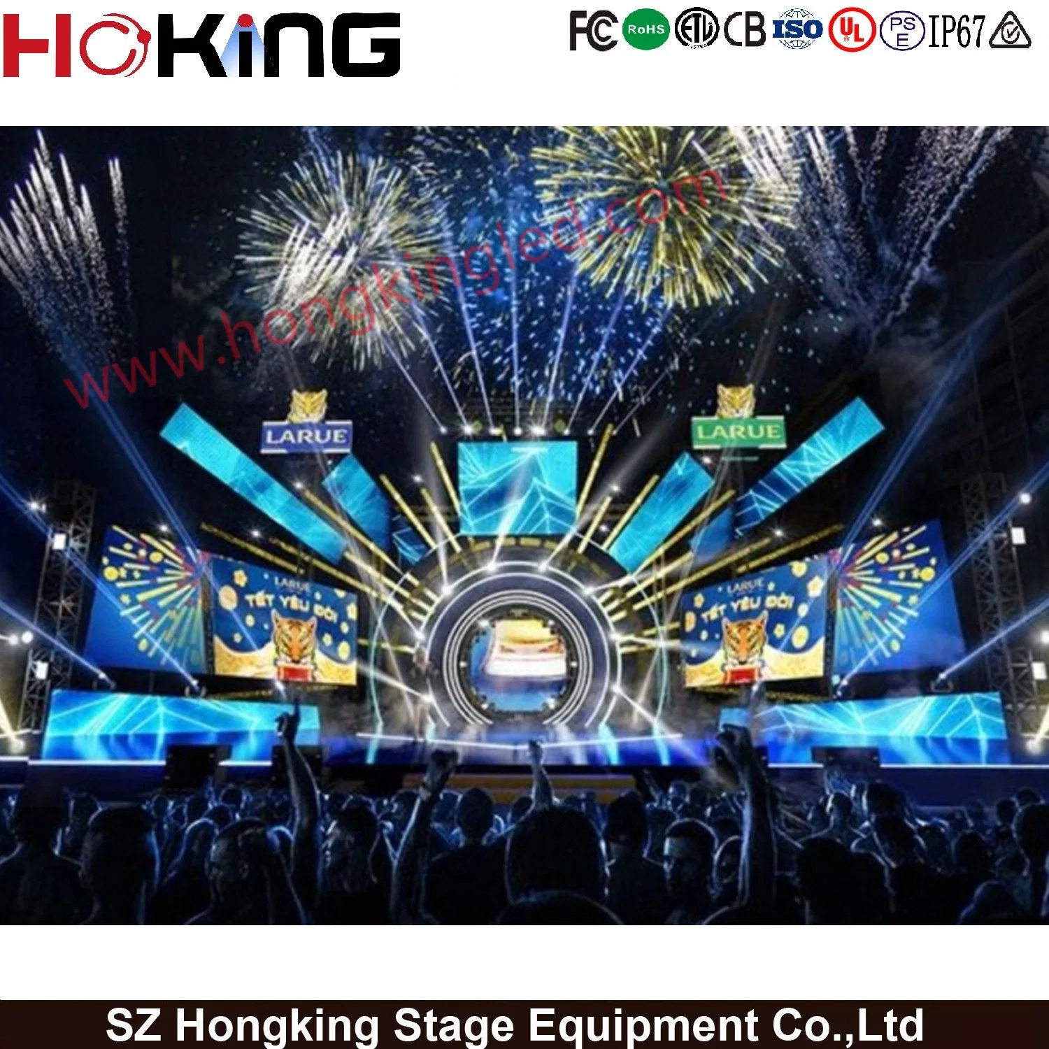 Indoor Advertising Entertainment Venues High quality/High cost performance  P5 LED Display