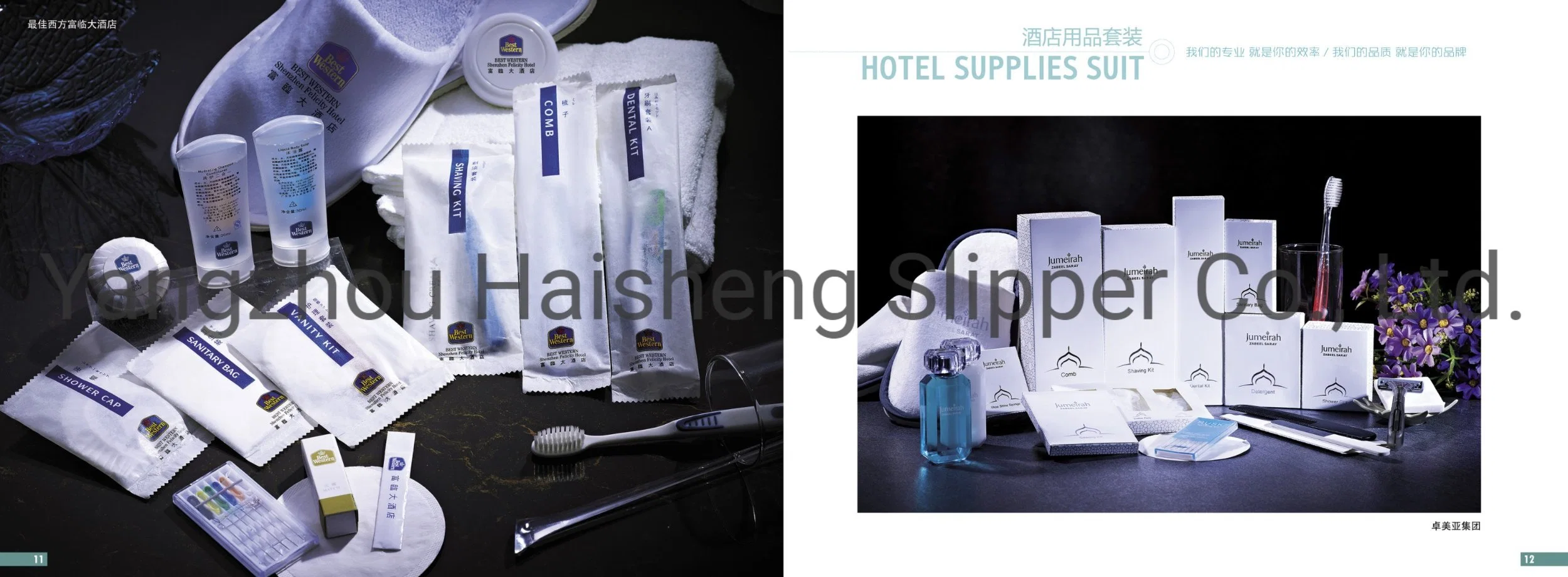 Wholesale Luxury Hotel Disposable Customized Shampoo Amenities Sets