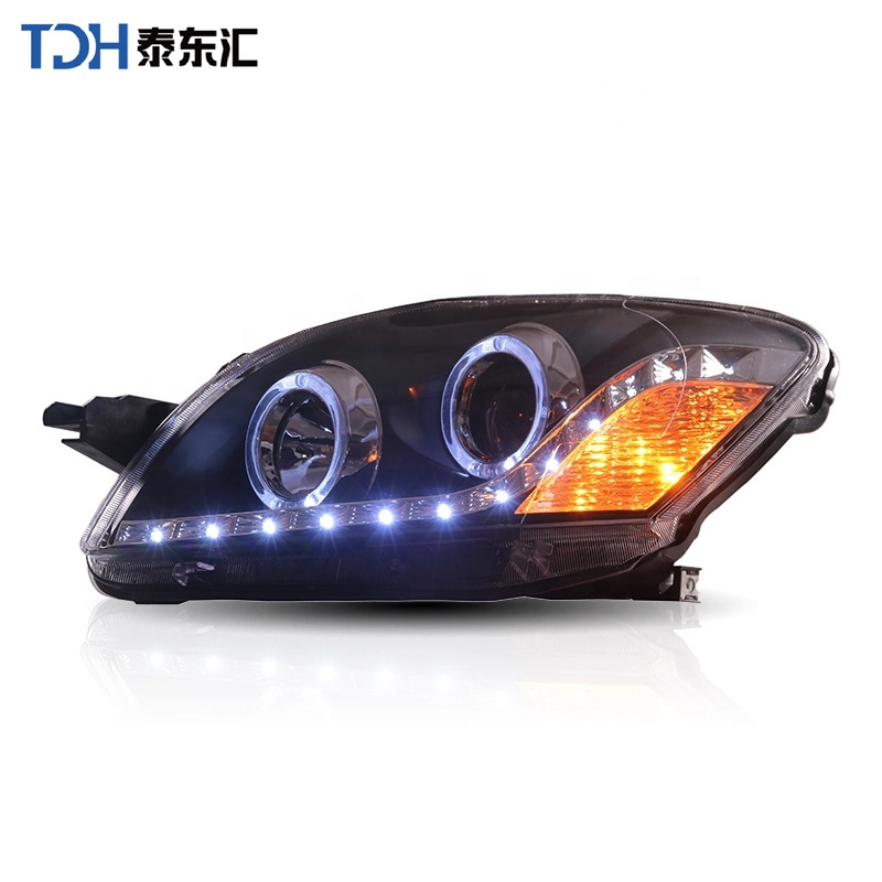 Upgrade LED DRL Headlight Headlamp Assembly for Toyota Vios 2014-2016 HID Xenon Head Light Head Lamp Plug and Play