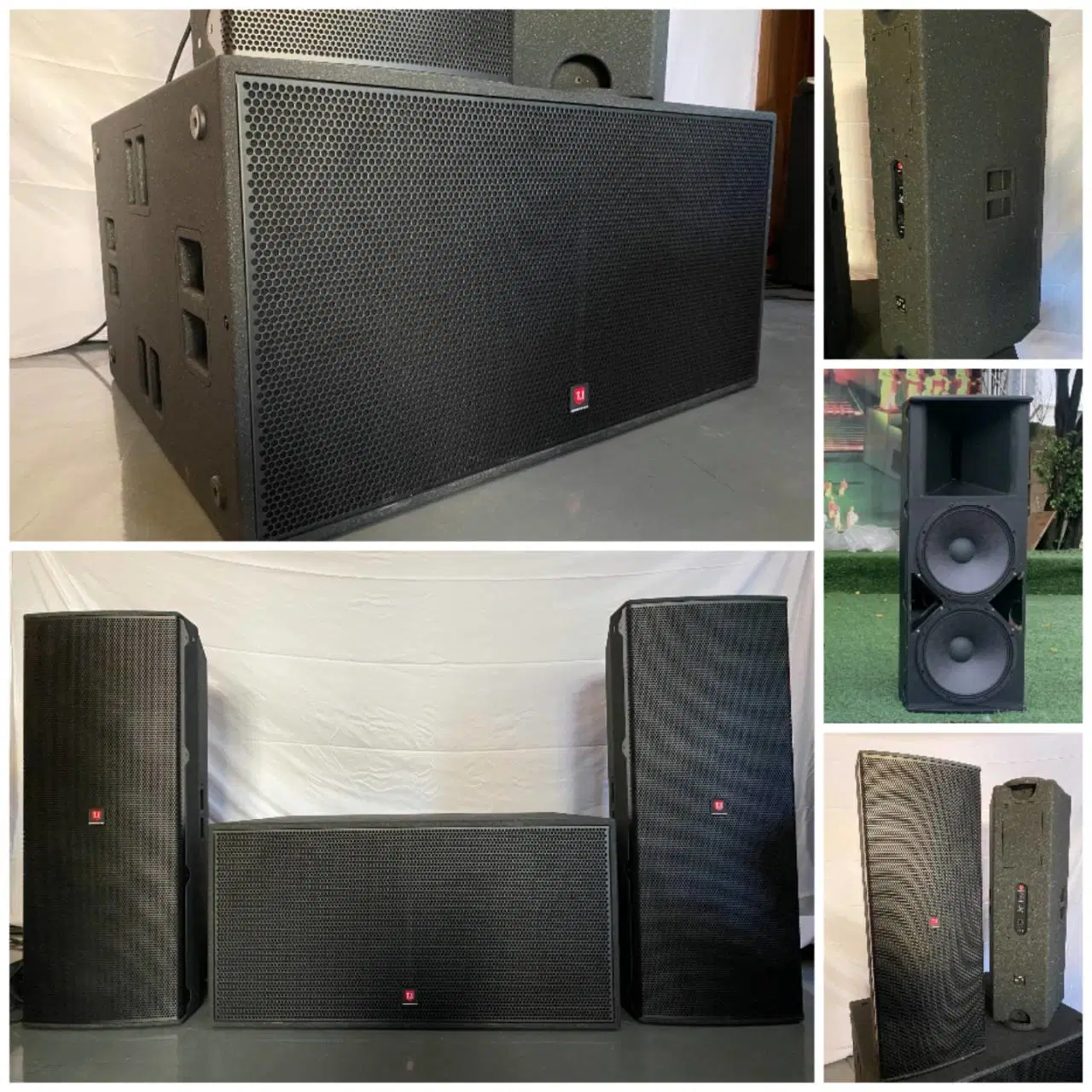 T. I PRO Audio 2 Channel Waterproof Black 2 Way Full Range Speaker